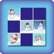 Matching game for kids - Snowman - online and free