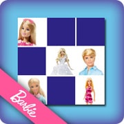 Jeu de memory pour enfants - Barbie - en ligne et gratuit