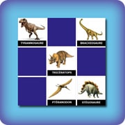 Jeu Memory - Nom des Dinosaures - en ligne et gratuit