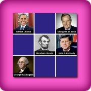Big memory game - Name of the presidents of the USA
