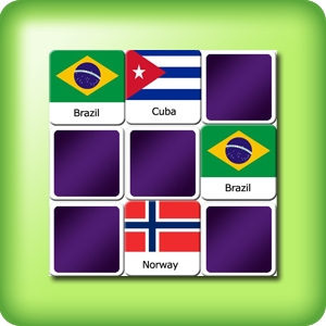 Jeu de memory pour adultes - drapeaux nationaux - en ligne et gratuit