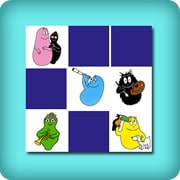 Matching game for toddlers - Barbapapa family - online and free