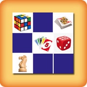 Matching game for seniors - board games objects - online and free