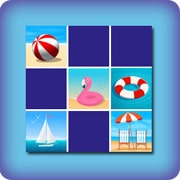 Jeu Memory pour enfants - La Plage - en ligne et gratuit