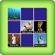 Jeu Memory adultes - Statues célèbres - en ligne et gratuit