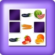 Play 2-player matching game - fruits and vegetables - Online & Free