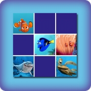 Matching game for kids - Finding Nemo - online and free