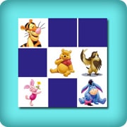 Matching game for toddlers - Winnie the Pooh - online and free