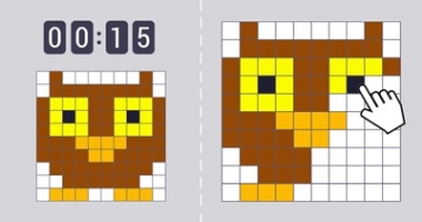 Pixel Art game - Animal patterns (difficult)