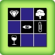 Memory game for adults - black and white I - Online and free