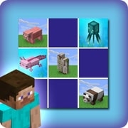Memory game for kids - Minecraft - online and free