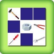 Jeu de memory pour adultes - outils de bricolage - en ligne et gratuit