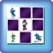 Matching game for kids - smurfs figurines - online and free