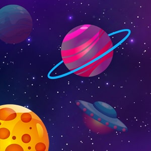 Simon game - The planets Simon game - The planets