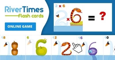 Multiplication Flash Cards Game - Online and Free