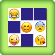 Matching game for adults - emoji I - online and free