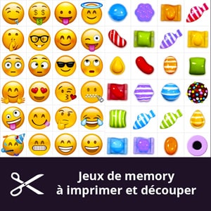 Jeux de memory gratuits à imprimer