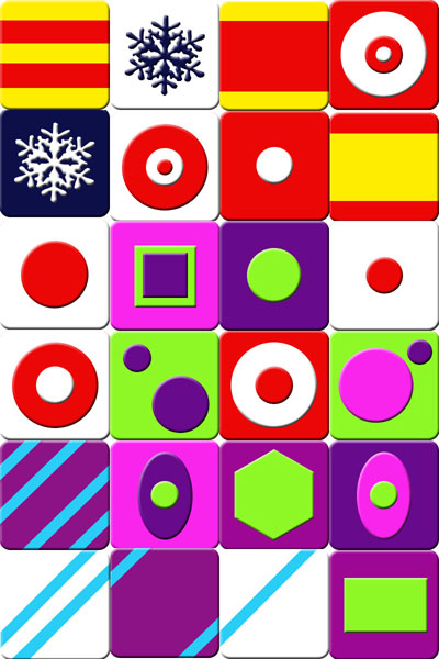Jeu de memory à imprimer - formes - Imprimez et découpez ...