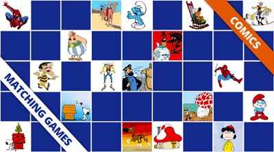 Matching games Comics