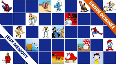 Jeux de memory avec les bandes dessinées - En ligne et gratuits Jeux de memory avec les bandes dessinées - En ligne et gratuits