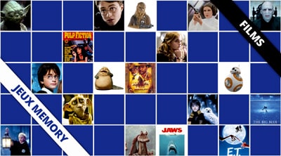 Jeux de memory sur les films - En ligne et gratuits Jeux de memory sur les films - En ligne et gratuits