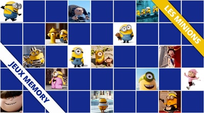 Jeux memory les Minions