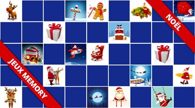 Jeux de memory Noël - En ligne et gratuits Jeux de memory Noël - En ligne et gratuits