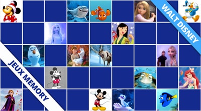 Jeux de memory Walt Disney - en ligne et gratuits Jeux de memory Walt Disney - en ligne et gratuits