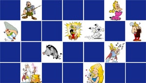Jeu memory enfants - Astérix et Obélix - en ligne et gratuit