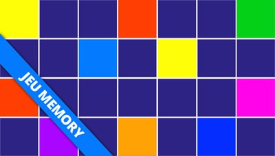 Jeu de memory pour bébé - couleurs