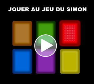 Jeu simon à 6 touches