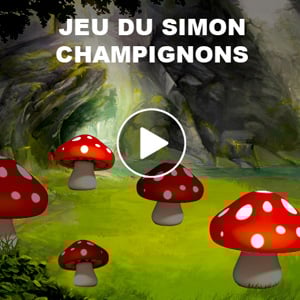 Jeu Simon - champignons