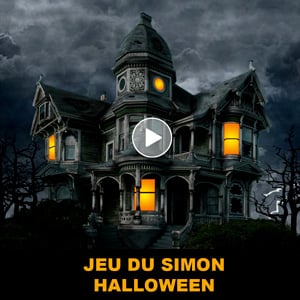 Jeu Simon avec une maison hantée
