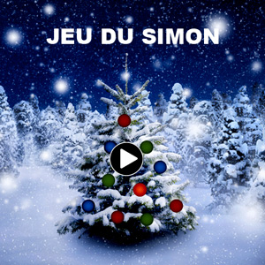 Jeu Simon - boules de Noël Jeu Simon - boules de Noël