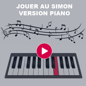 Jeu Simon - version piano