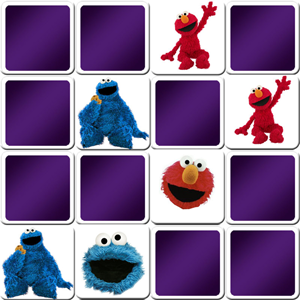 Jeu de memory enfant - Elmo - en ligne et gratuit