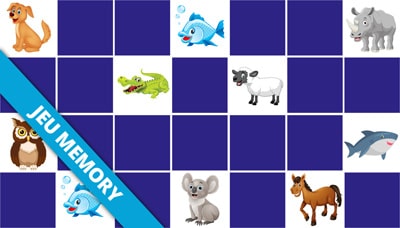 jeu Memory Animaux pour enfant jeu Memory Animaux pour enfant
