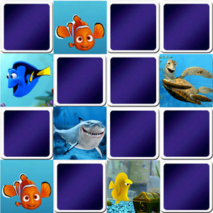 jeu memory enfants - Le monde de Nemo - en ligne et gratuit