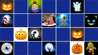 Jeu de memory enfant - Halloween - en ligne et gratuit Jeu de memory enfant - Halloween - en ligne et gratuit