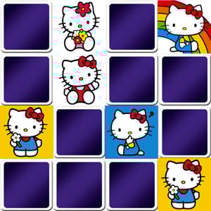 Jeu memory enfant - Hello Kitty - en ligne et gratuit
