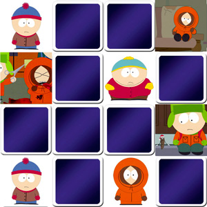 jeu memory enfants - South Park - en ligne et gratuit