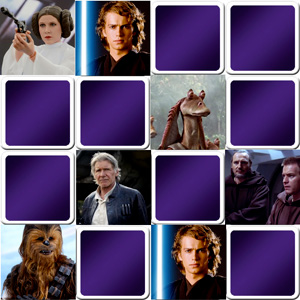 Jeu memory enfant - Film Star Wars - en ligne et gratuit