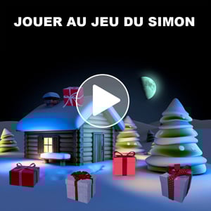 Jeu Simon - Cadeaux de Noël