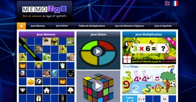 Memozor - Jeux de mémoire en ligne