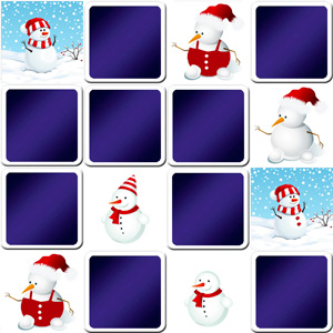 matching game snowman with traps matching game snowman with traps