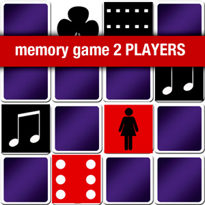matching game 2 players - black and red matching game 2 players - black and red