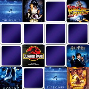 matching game for adults - famous movies matching game for adults - famous movies