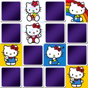 matching game Hello Kitty for kids