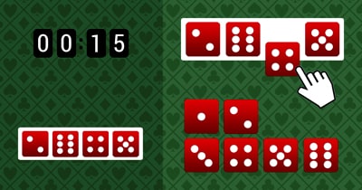 Series of dice memory game