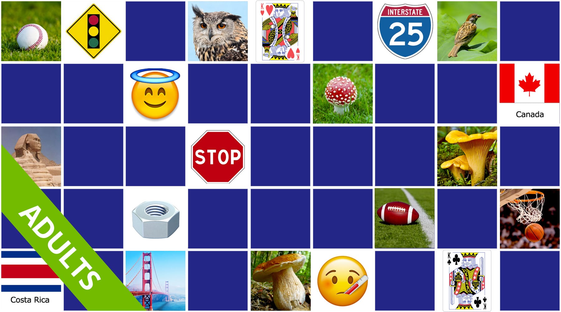 73 Pieces Picture Words Memory Game Educational 